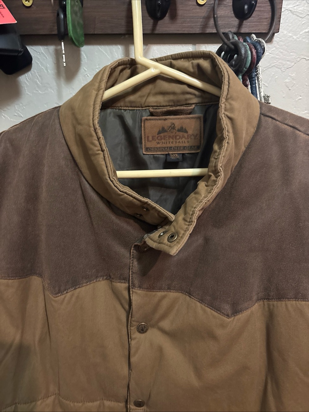 Legendary Whitetails Original Deer Gear Vest Mens 3XL Brown Tan Insulated Huntin